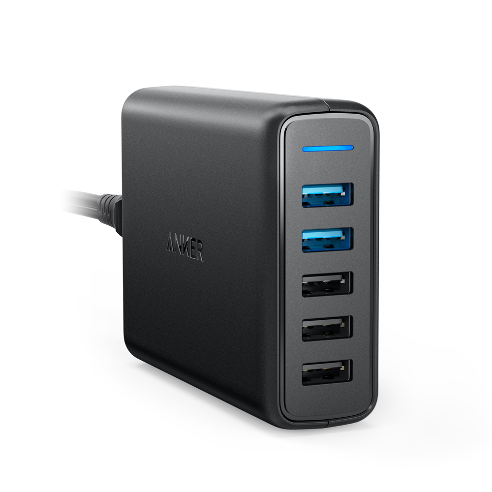 Anker PowerPort Speed 5 2x Quick Charge 3.0 EU Black