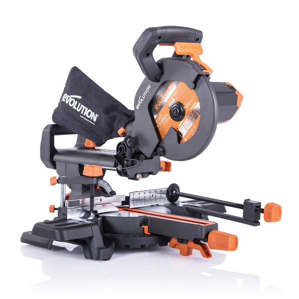 Evolution Scie à onglet radiale coulissante filaire 210mm 220-240V R210SMS+ 1500W