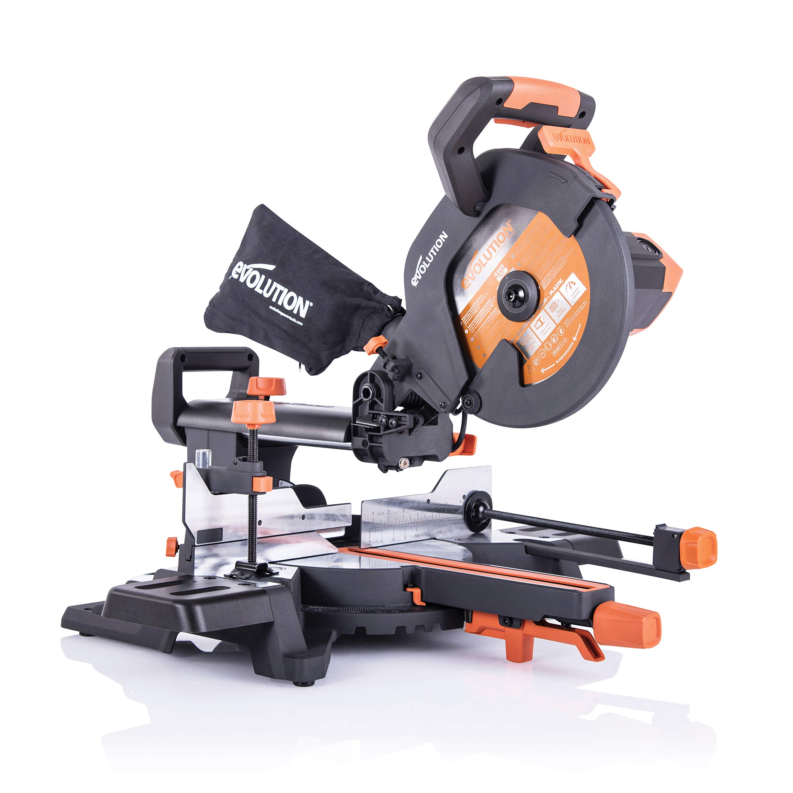 Evolution Scie à onglet coulissante filaire 255mm 220-240V R255SMS+ 2000W