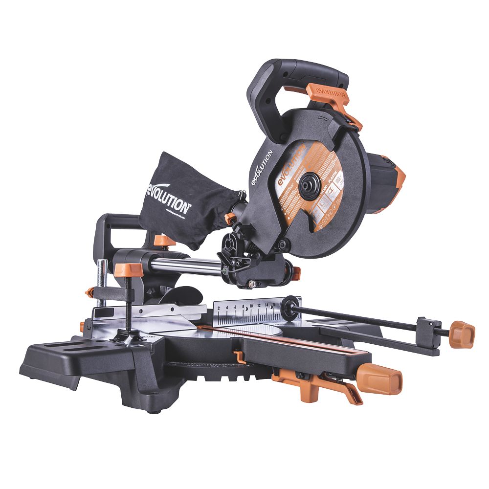 Evolution Scie à onglet coulissante filaire 210mm 220-240V R210SMS-300+ 1500W