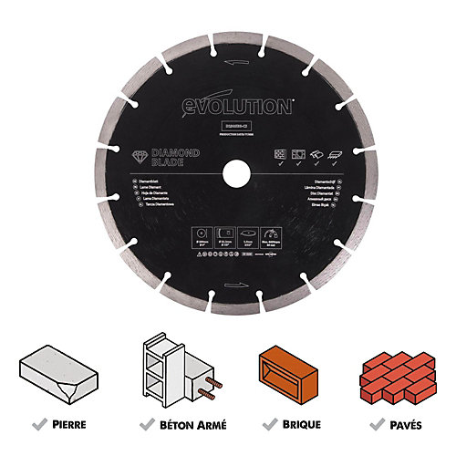 Evolution Lame diamant de scie circulaire ø230 mm