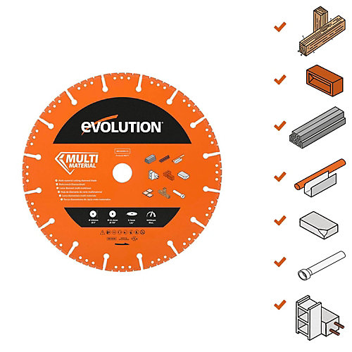 Evolution Lame diamant de scie circulaire multi-matériaux ø230 mm