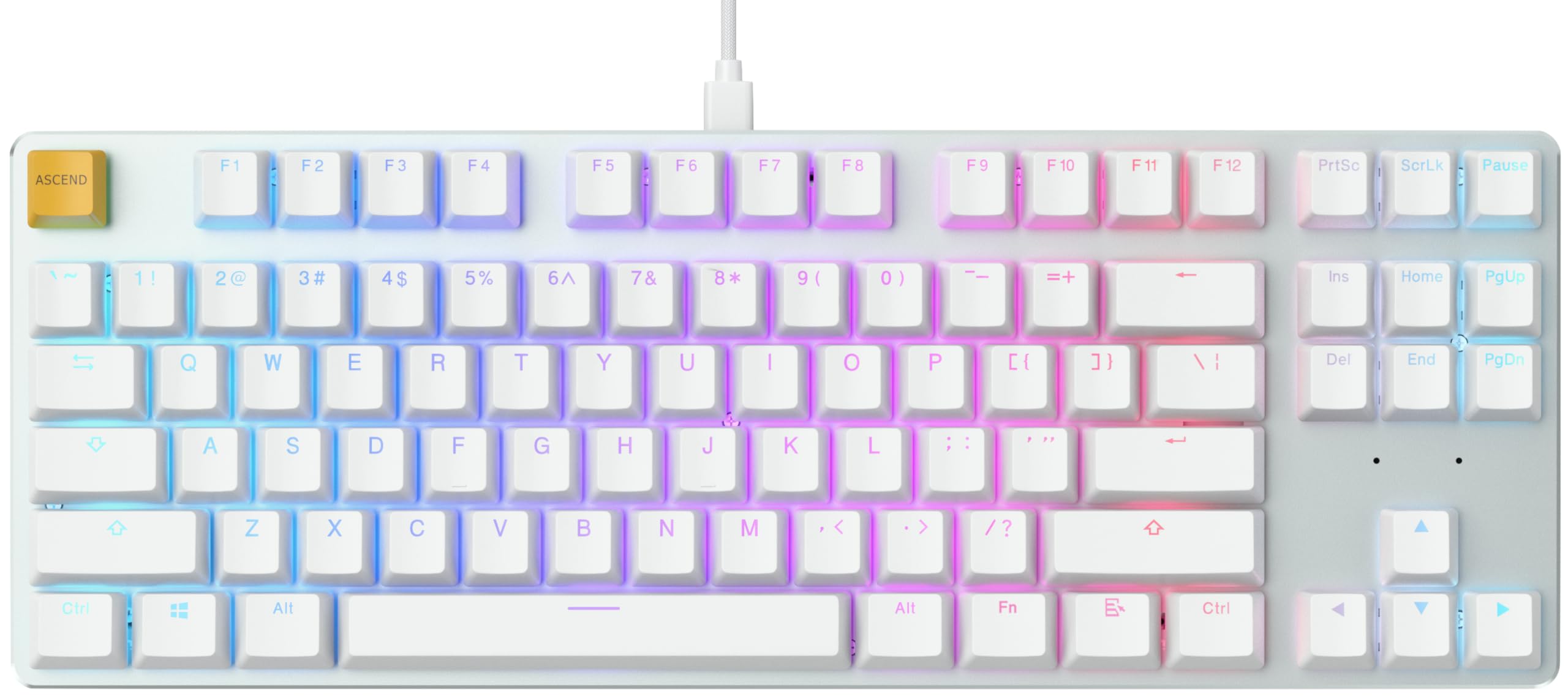 Glorious GMMK TKL White Ice Edition