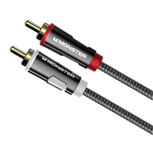 Monster Cable CABLE AUDIO INTERCONNEXION 2RCA M/M 3M