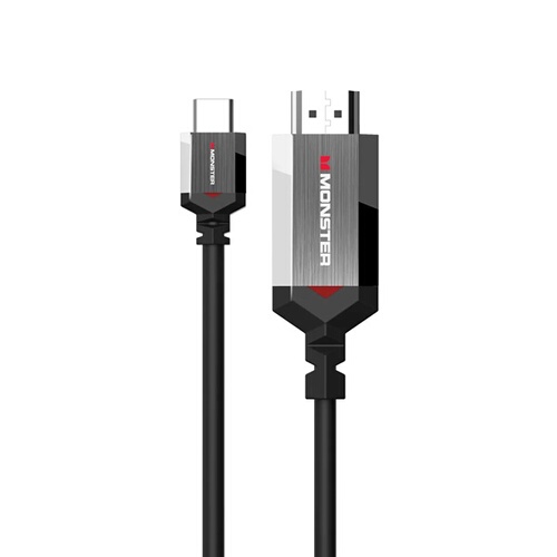 Monster Cable CABLE USB C VERS HDMI ESSENTIALS UHD 4K HDR 60HZ 2M