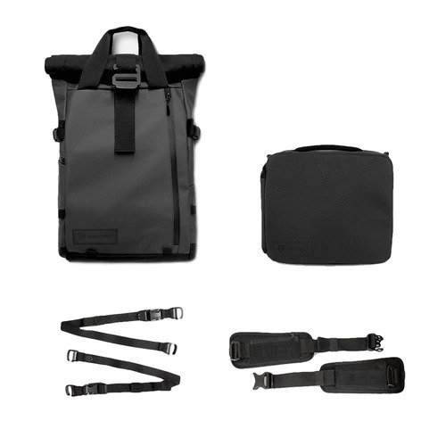 Wandrd Pack Sac à dos 31L + Cubes de rangement et Sangles V3 Noir