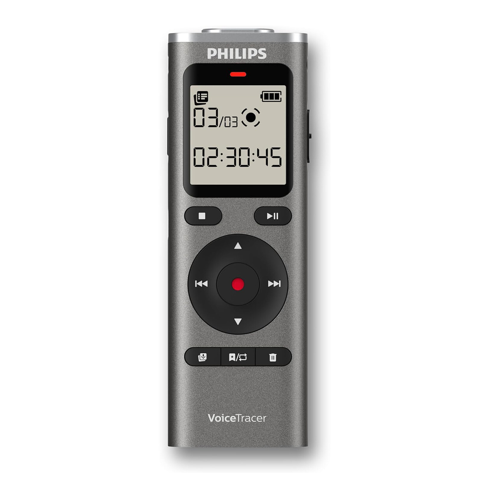 PHILIPS Dictaphone VoiceTracer DVT1170 : Enregistreur audio