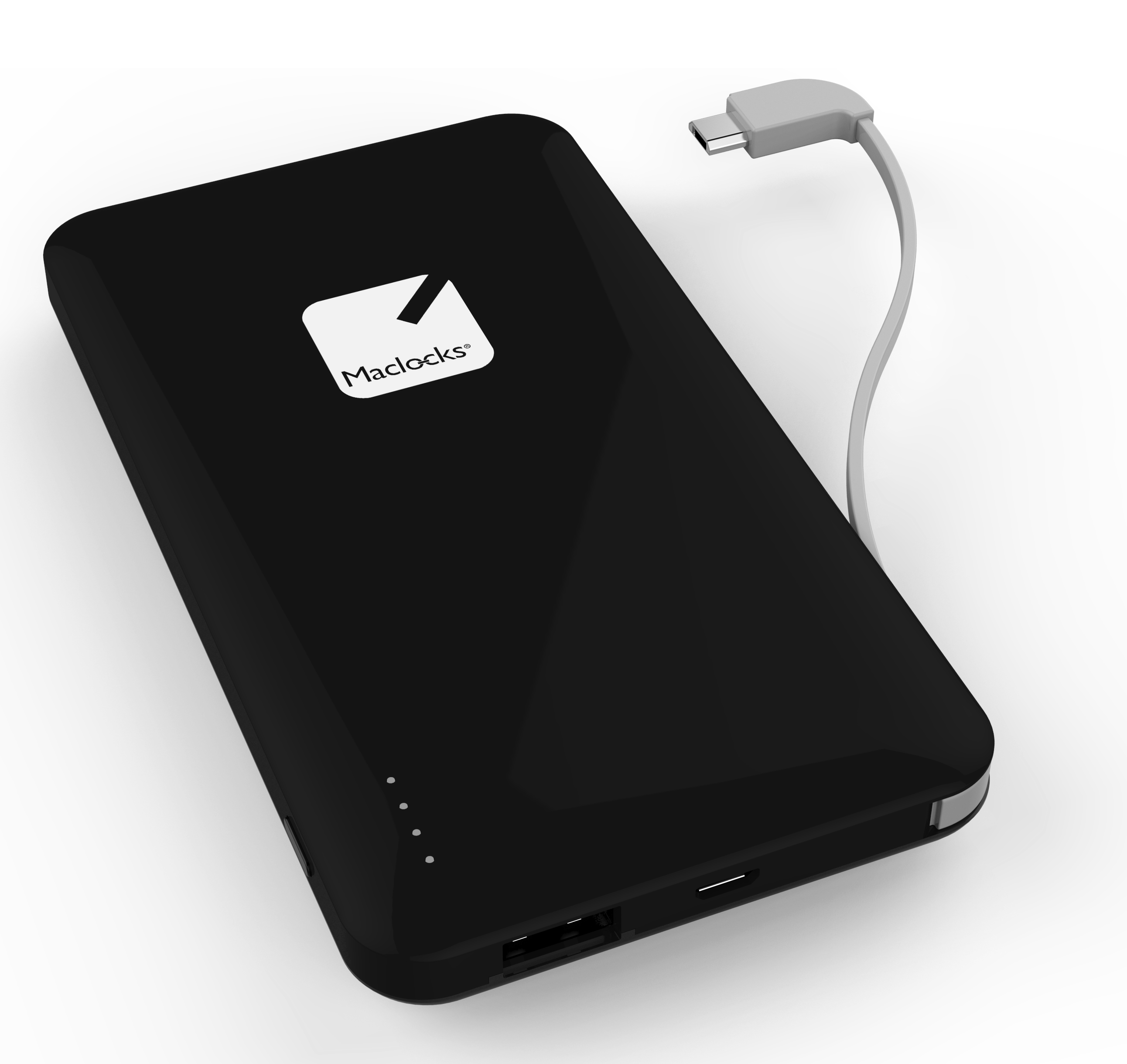 COMPULOCK Compulocks Batterie externe pour smartphones et tablettes 10000 mAh -- 2 connecteurs de sortie (USB)
