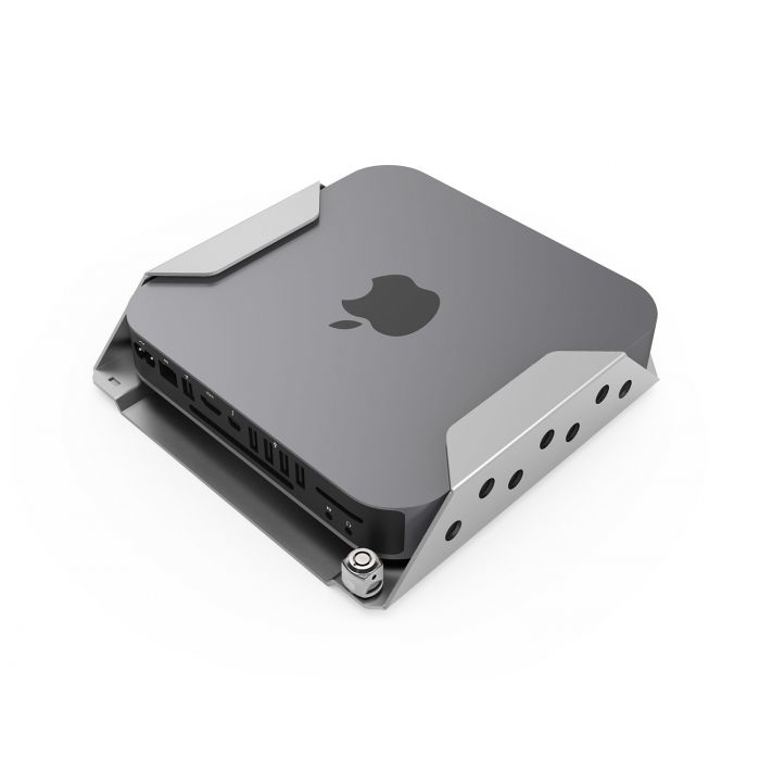 COMPULOCK Compulocks Support de sécurité pour Mac Mini avec câble à clé argenté