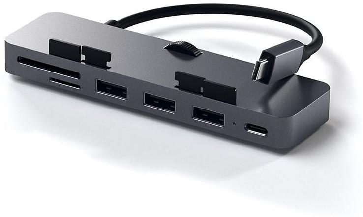 Satechi hub usb-c pour imac pro imac 27 gris