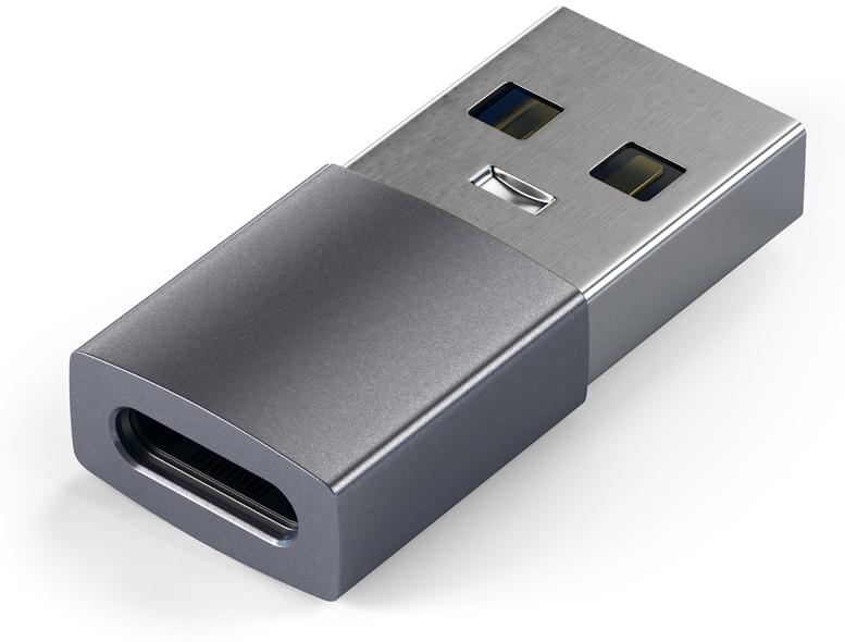 Satechi Adaptateur USB-A vers USB-C Space Gray