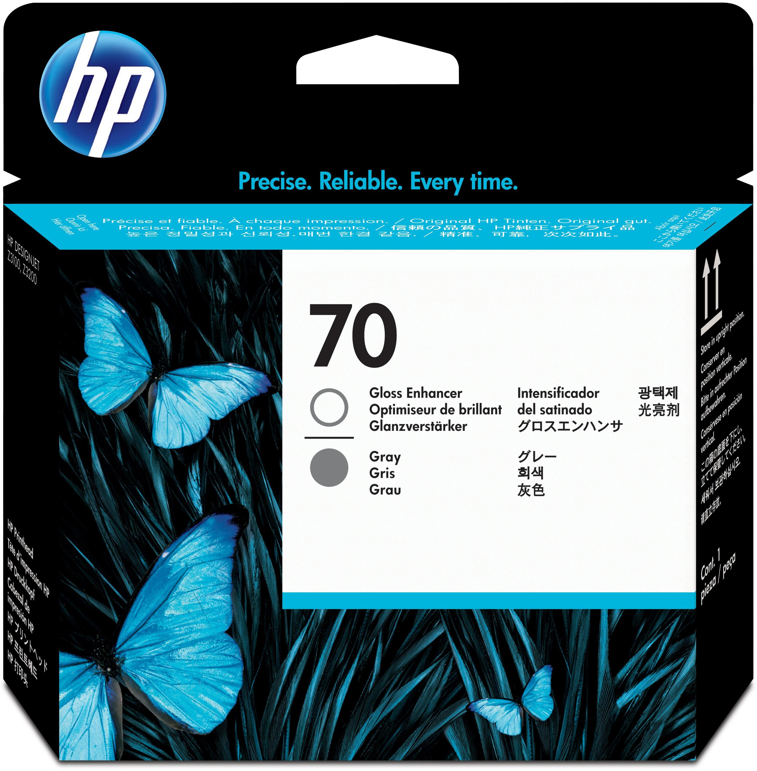 HP HP 70 original printhead C9410A grey and gloss enhancer