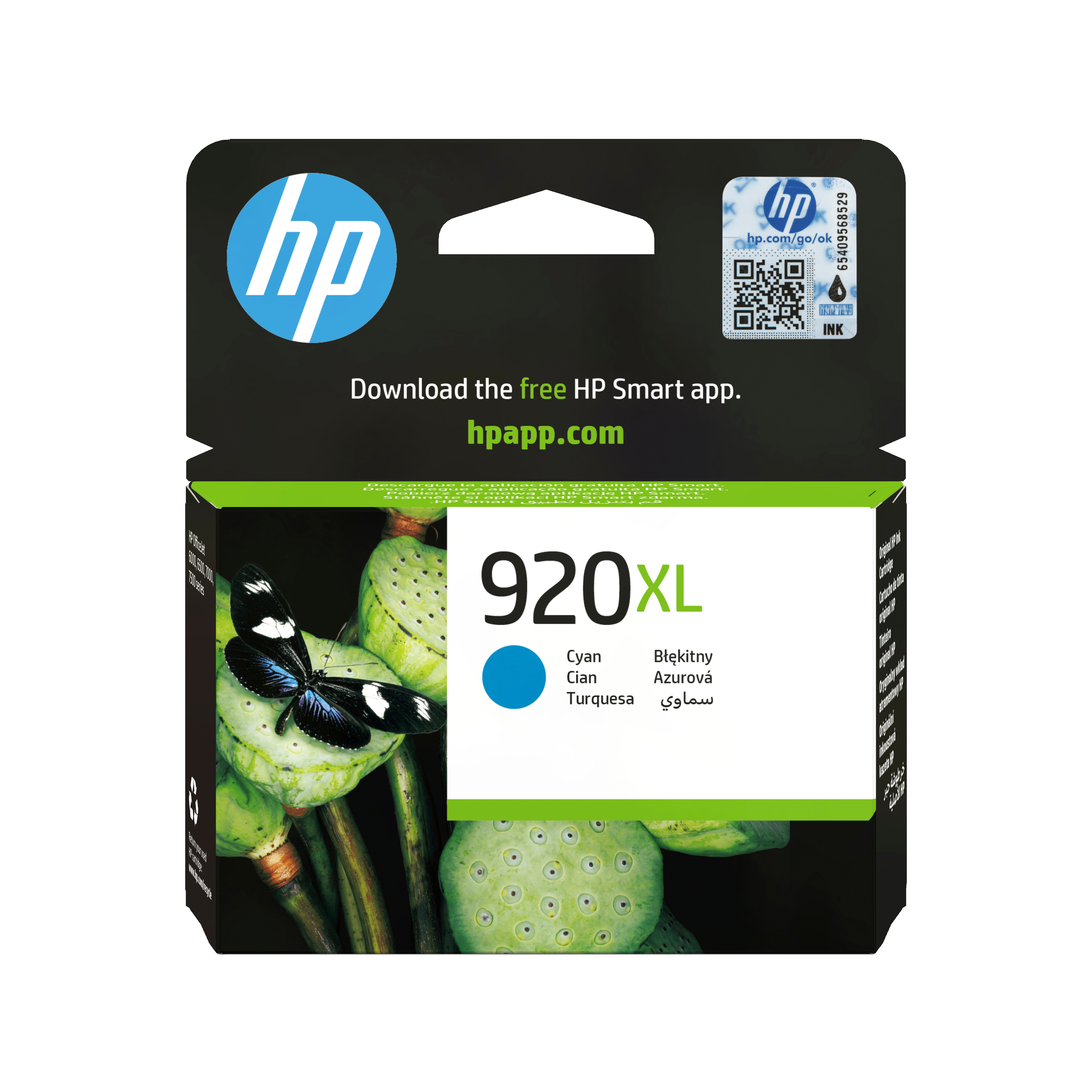 HP Cartouche d'encre 920XL Cyan Haute Capacité 700 pages