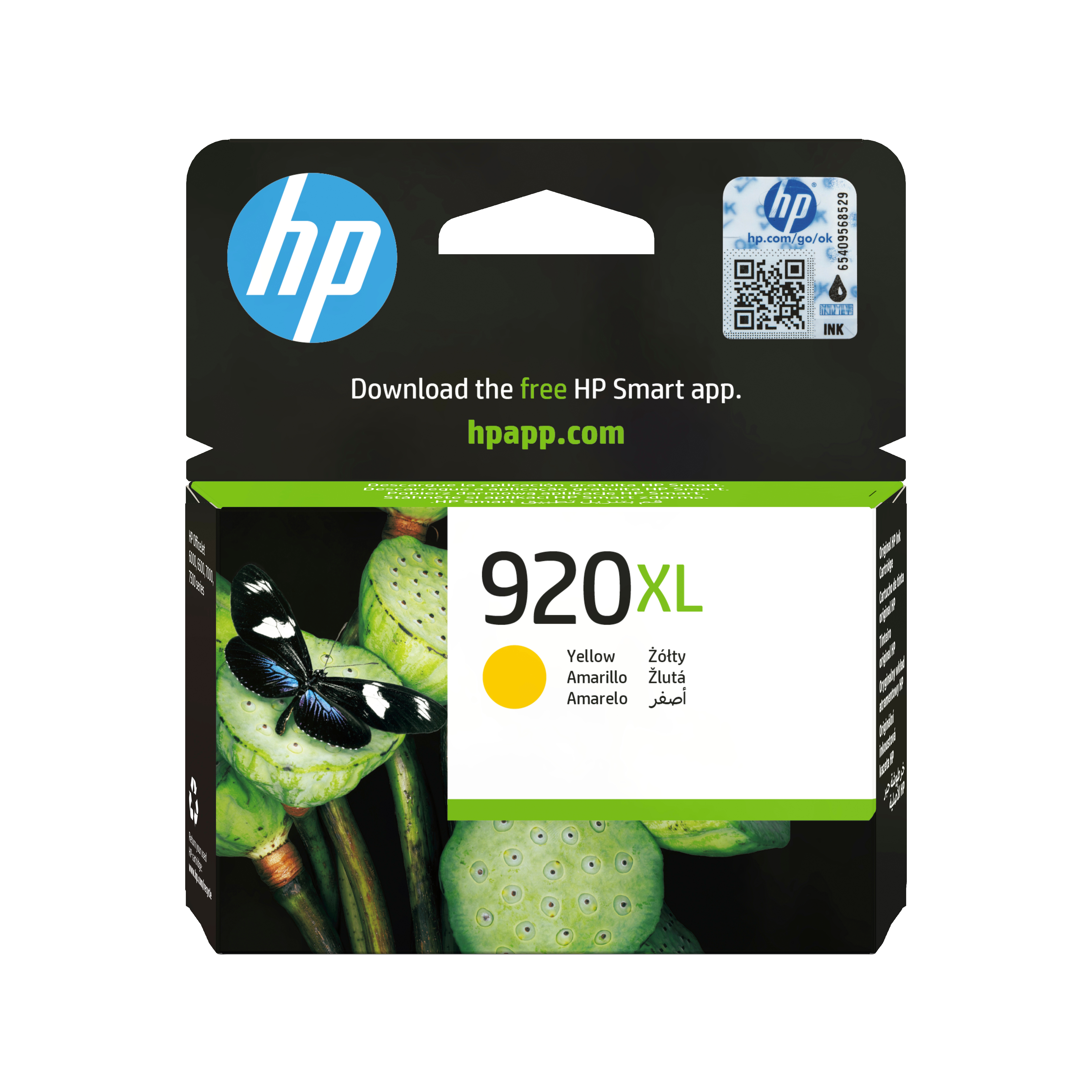 HP 920XL Cartucho Tinta Alta Capacidad Original Amarillo