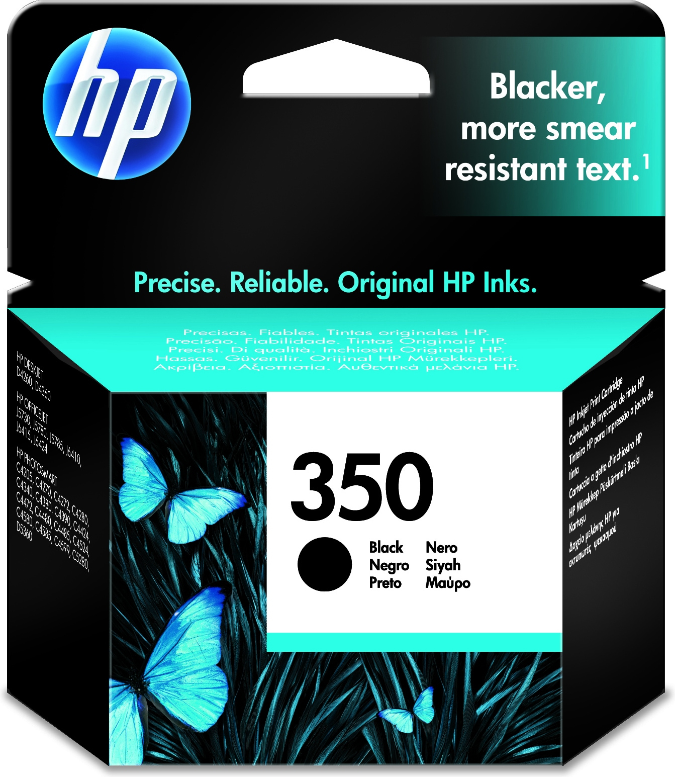 HP Cartouche d'encre noire HP 350