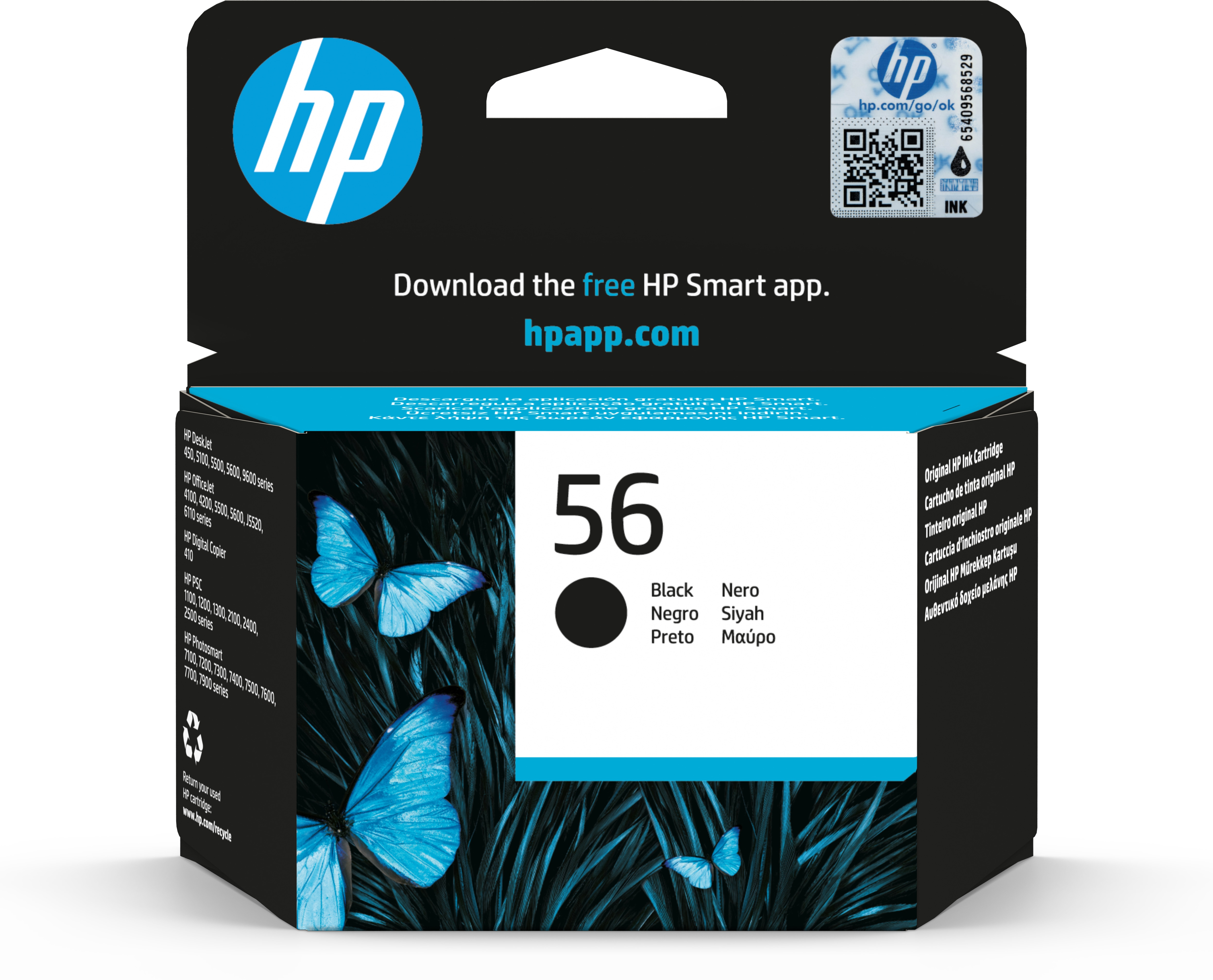 HP Cartouche d'Encre 56 - Noir