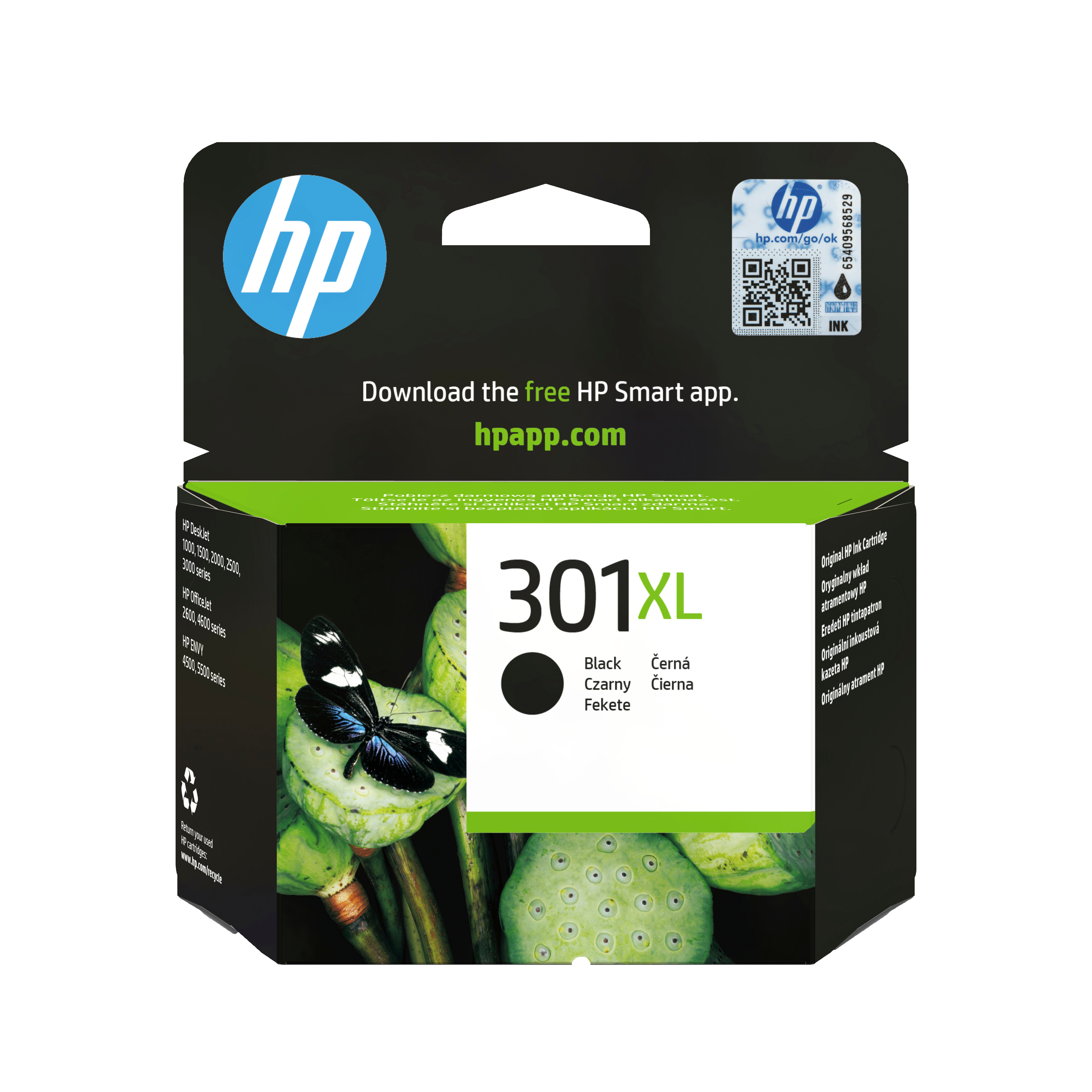 HP Cartouche d'encre 301XL Noir Haute Capacité Pigment 8 ml 430 pages