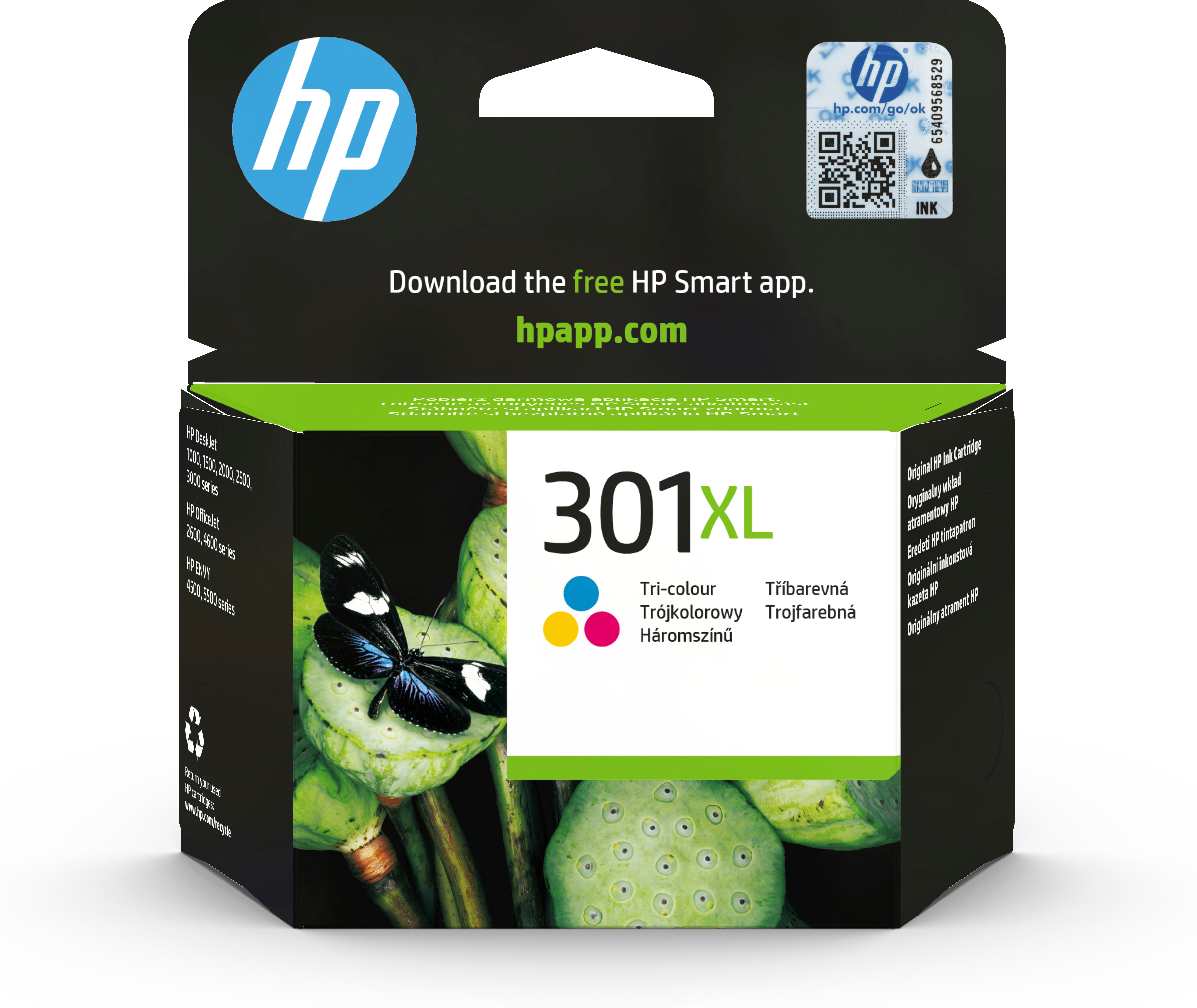 HP Tinte dreifarbig Nr. 301XL (CH564EE)