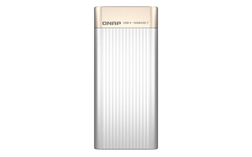 QNAP Carte réseau USB 4 Type-C 10GBase-T 10000 Mbit/s argent pour PC
