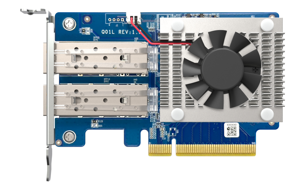 QNAP Carte réseau QXG-10G2SF-NXE PCI Express Fibre 10GbE Dual Port SFP+ Interne