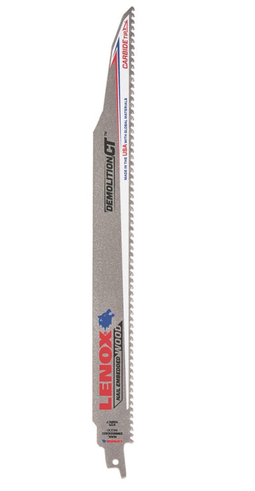Lenox Lame pour scie sabre pour démolition 305mm 1832146