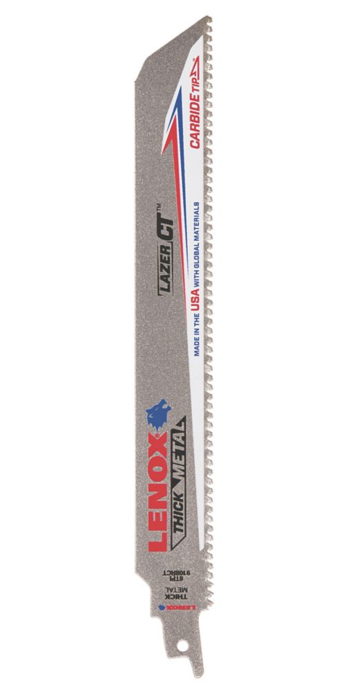 Lenox Lame pour scie sabre métal 229mm 2014224 Lazer CT