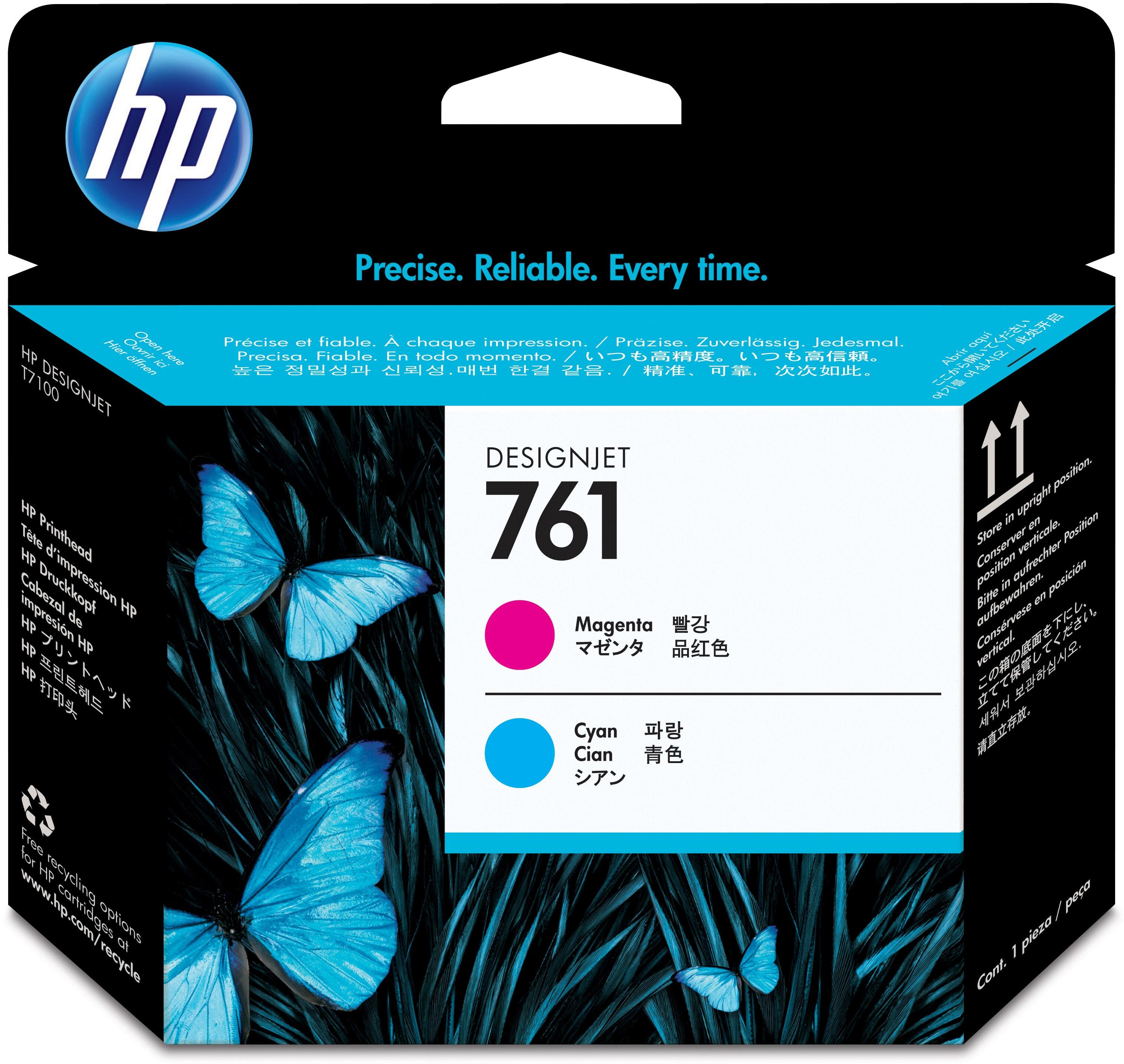 HP Nom : CH646A Printhead N°761 Magenta/Cyan
