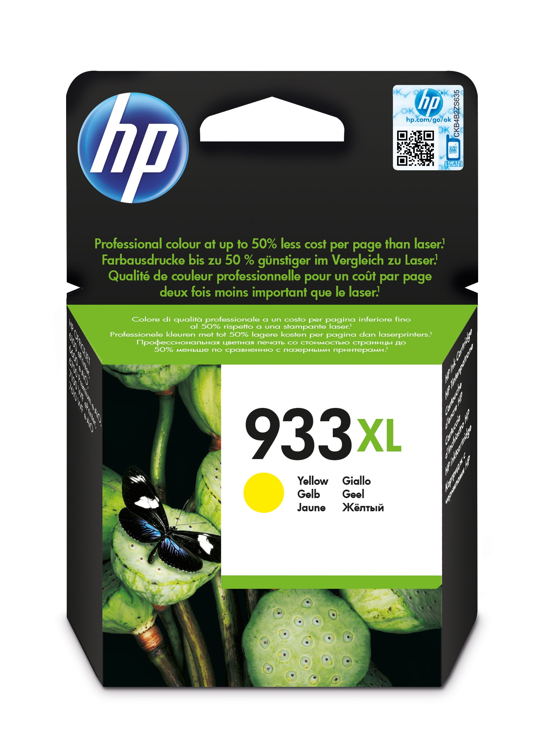 HP Officejet 933XL Jaune
