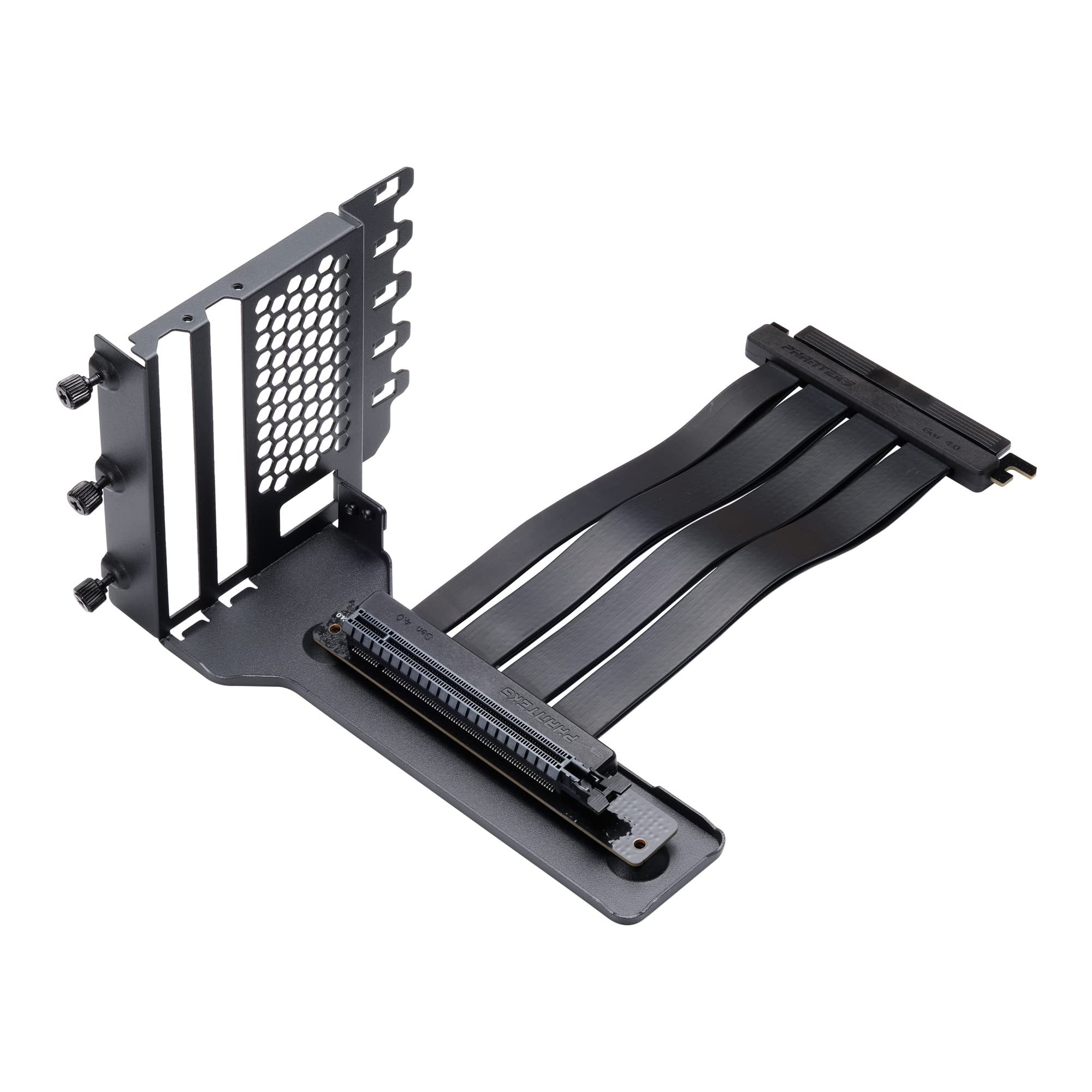 Phanteks Kit Riser PCIe 4.0 16X Gen4 avec support vertical et nappe 22cm (Noir)