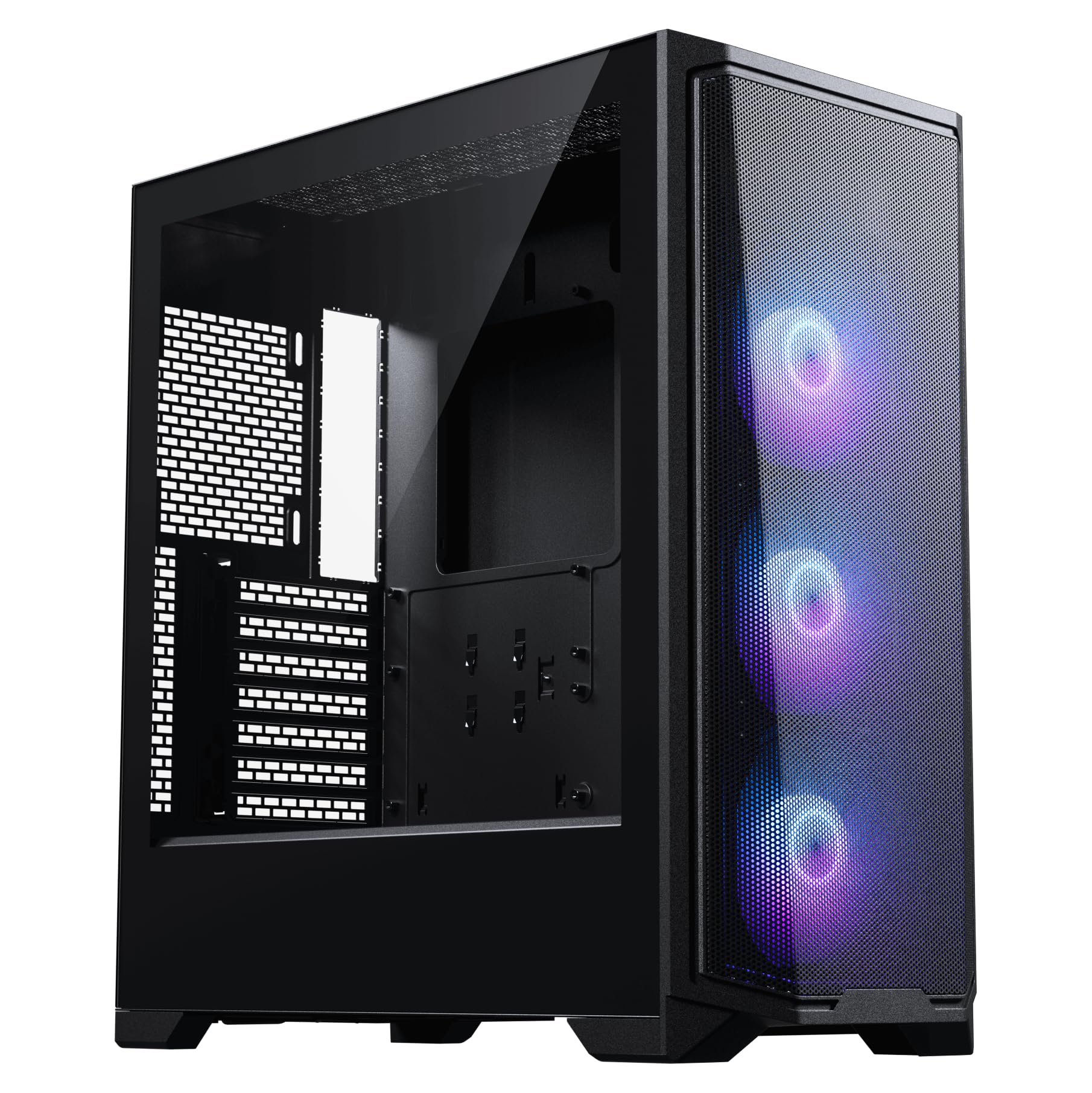 Phanteks Phanteks Eclipse G370A PC-Gehäuse, Midi-Tower, SSI-EEB, RGB, Tempered Glass