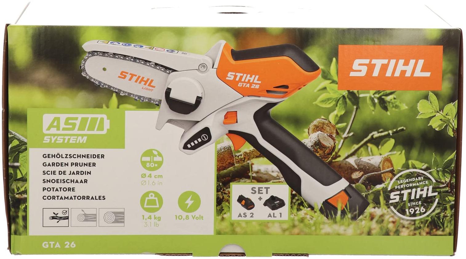 Stihl Scie de jardin sans fil sur batterie 10,8 V GTA 26