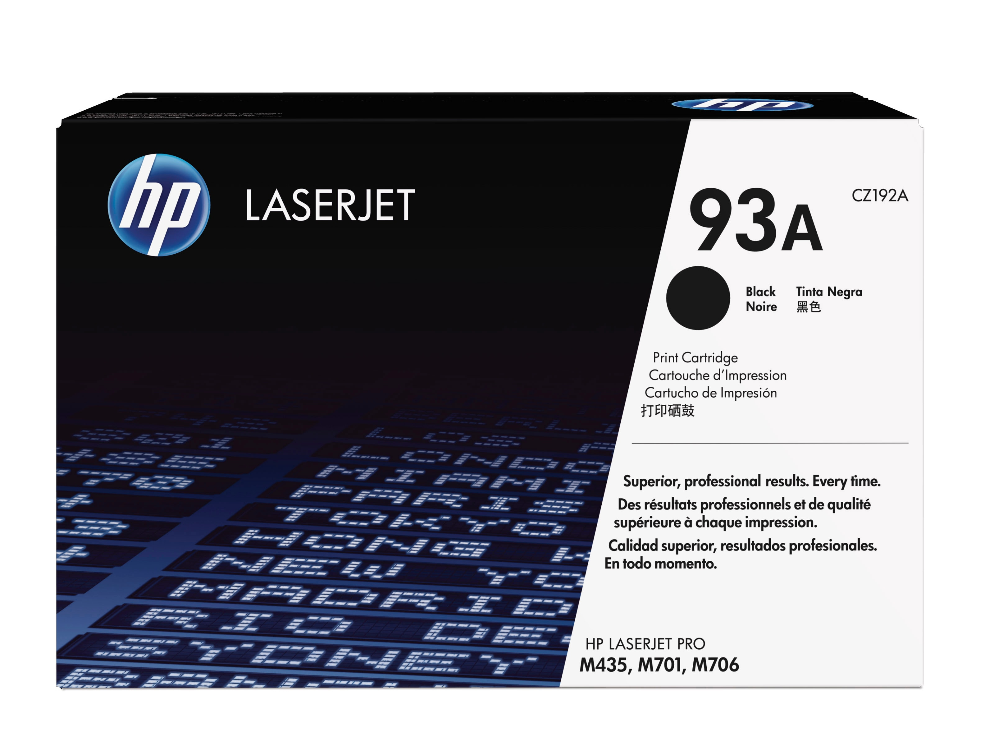 HP HP 93A Schwarz LaserJet Tonerpatrone