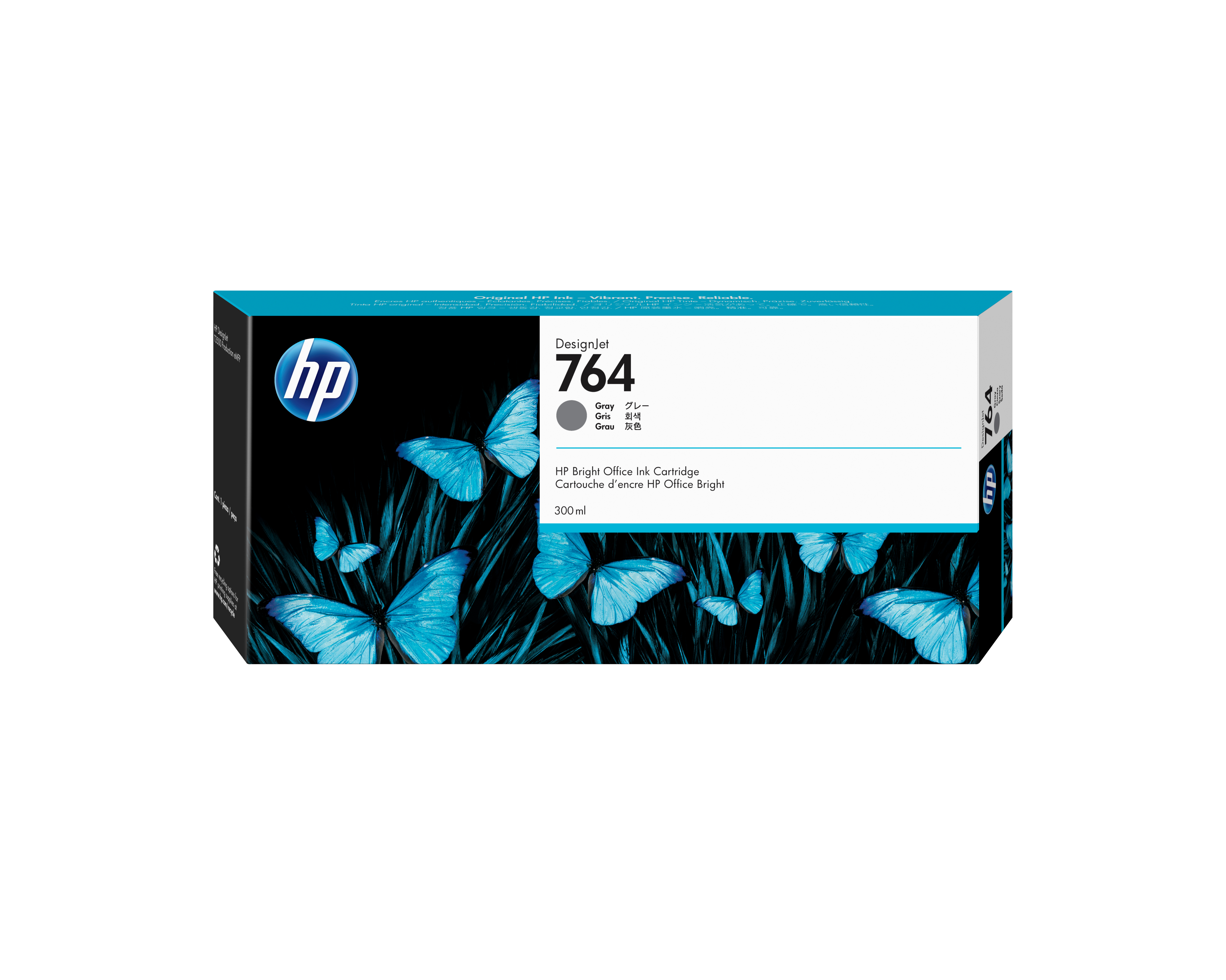 HP HP 764 Grau Tintenpatrone 300ml