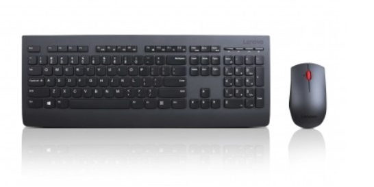 LENOVO Combo clavier + souris sans fil professionnel 1600 DPI noir