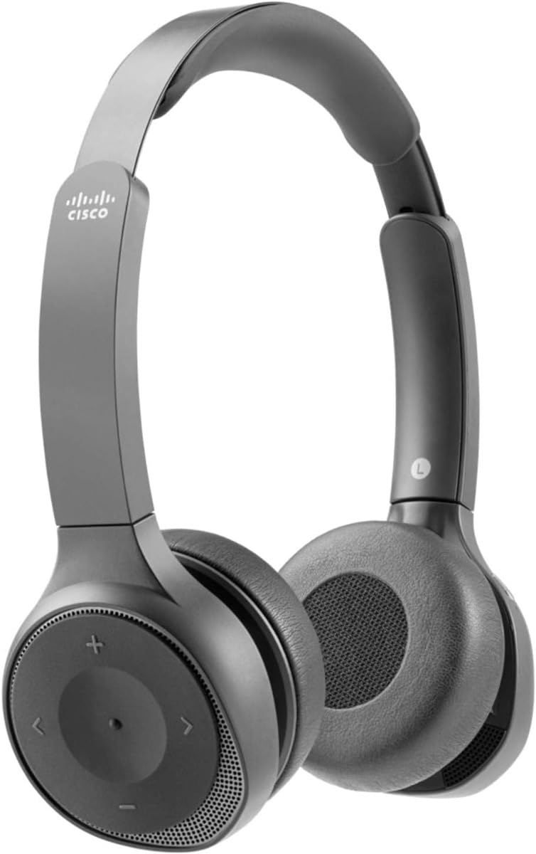 CISCO 730 Wireless Dual On-ear Headset+Stand U