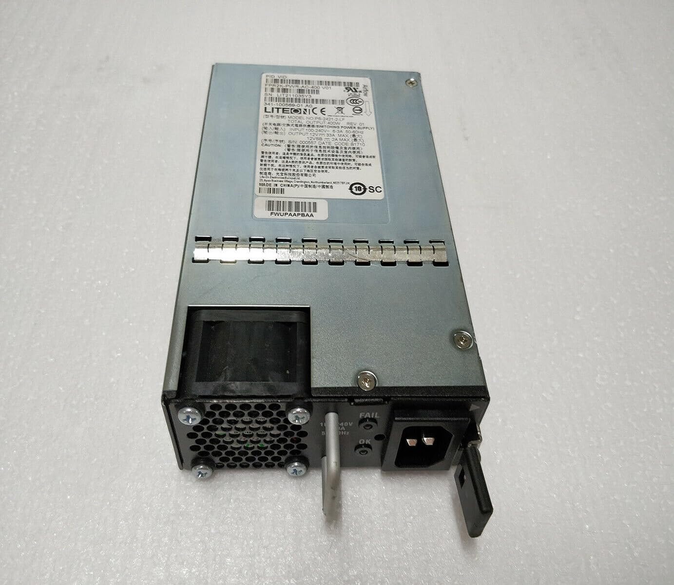 CISCO Secure Firewall 3K Series 400W AC Power Supply