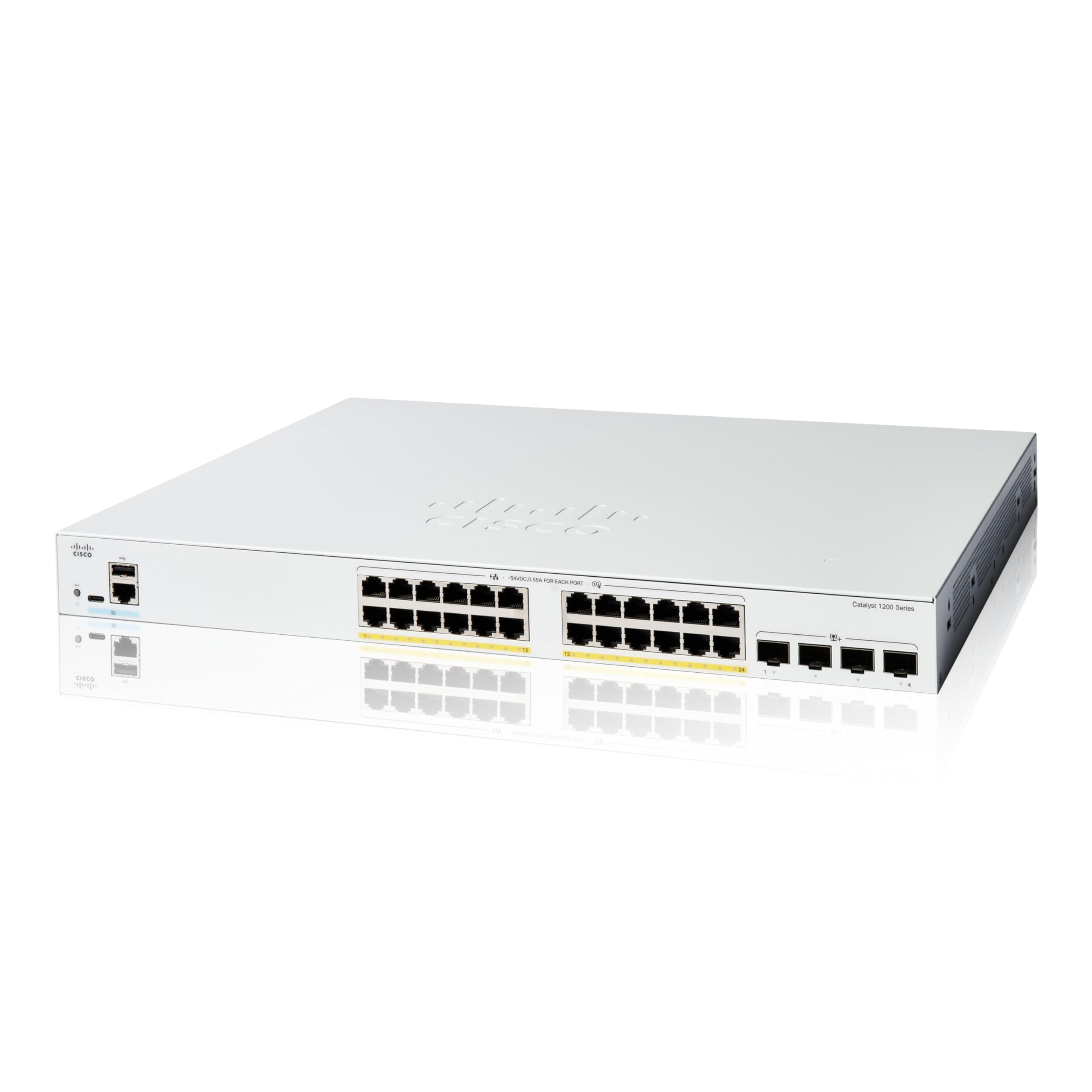 CISCO Catalyst 1200 24-port GE Full PoE 4x10G SFP+
