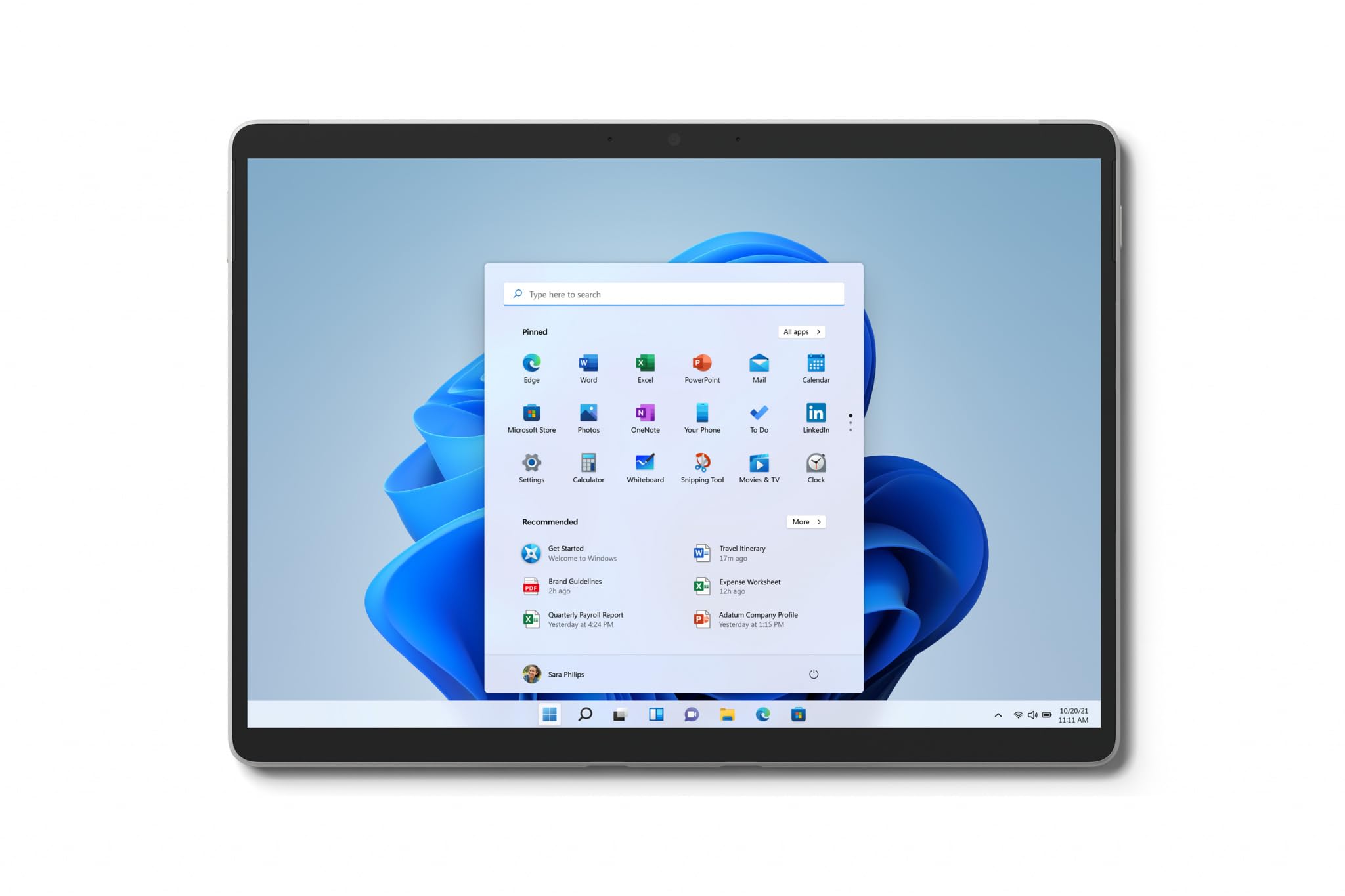 Microsoft Surface Pro8 13p i7/32/1To Plt W10