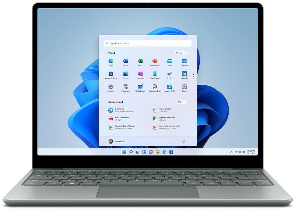 Microsoft Surface Laptop Go 2 Vert sauge Intel Core i5