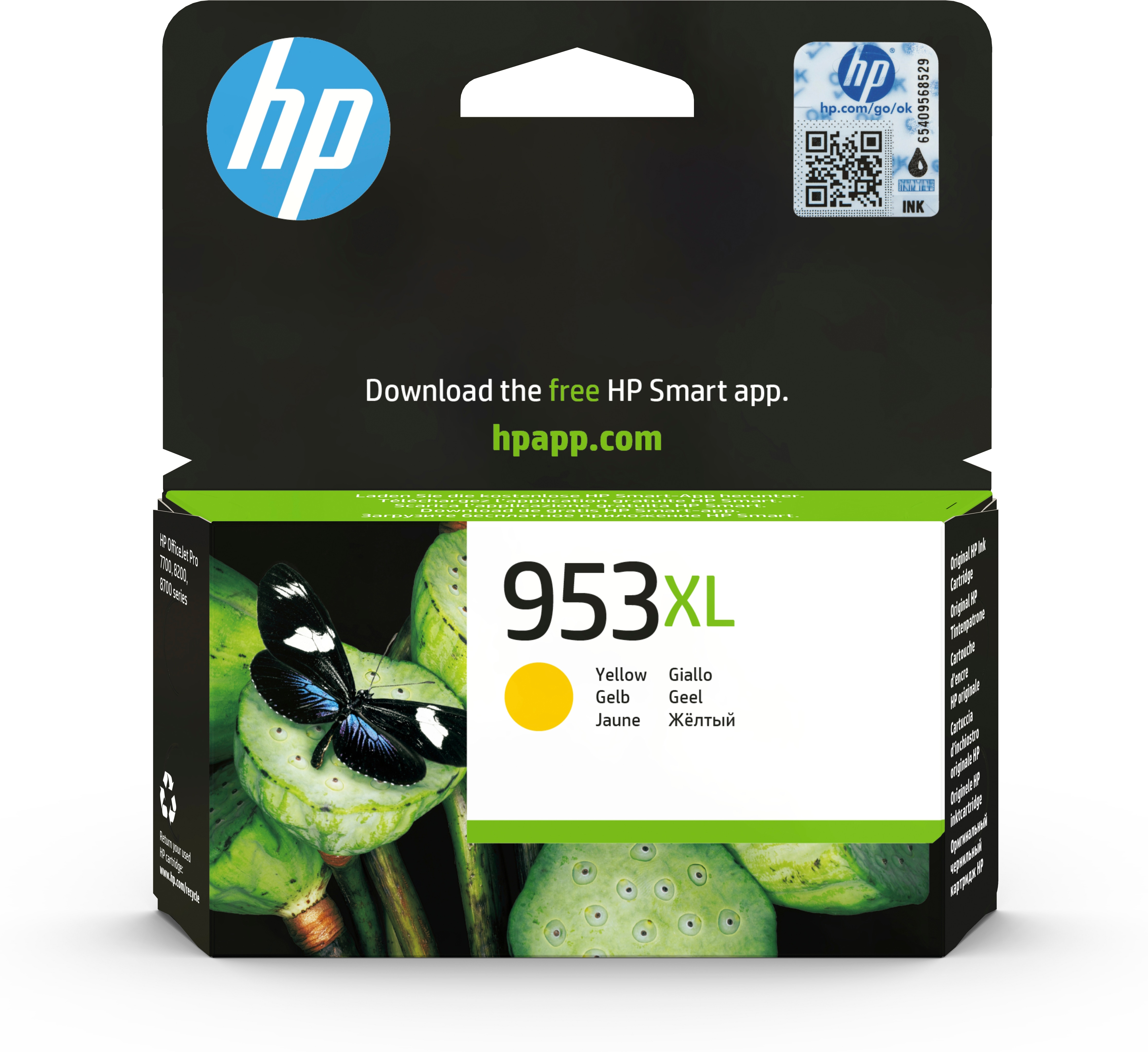 HP Tinte 953XL F6U18AE Gelb