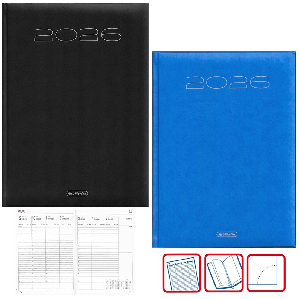 Herlitz Spiralkalender Folie 2026