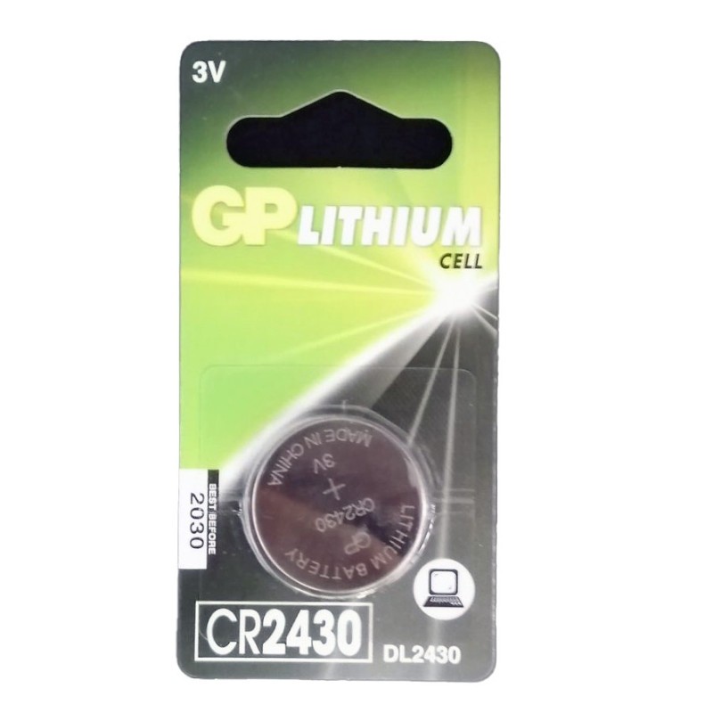 GP Batteries Lot de 2 piles plates  CR2430