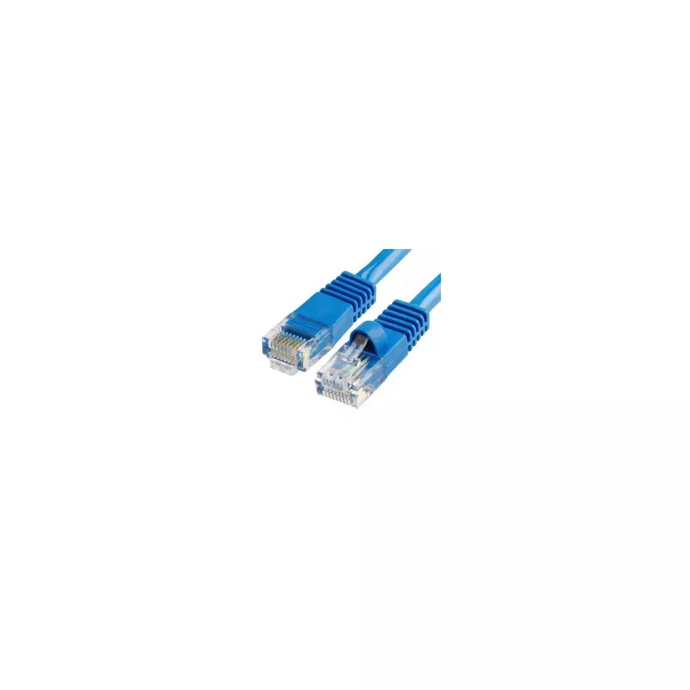 GENERIQUE Patch RJ45 cat5E FTP 15cm bleu