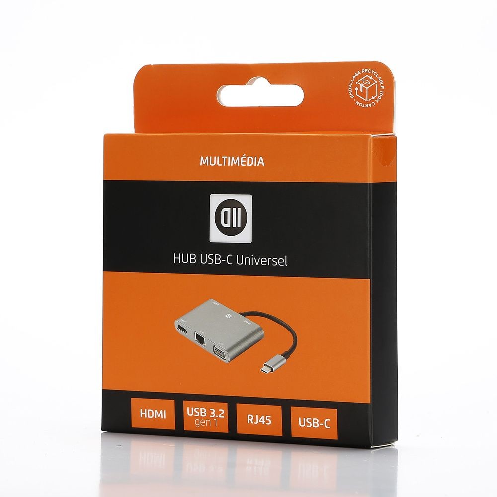 D2 Diffusion Hub USB-C universel