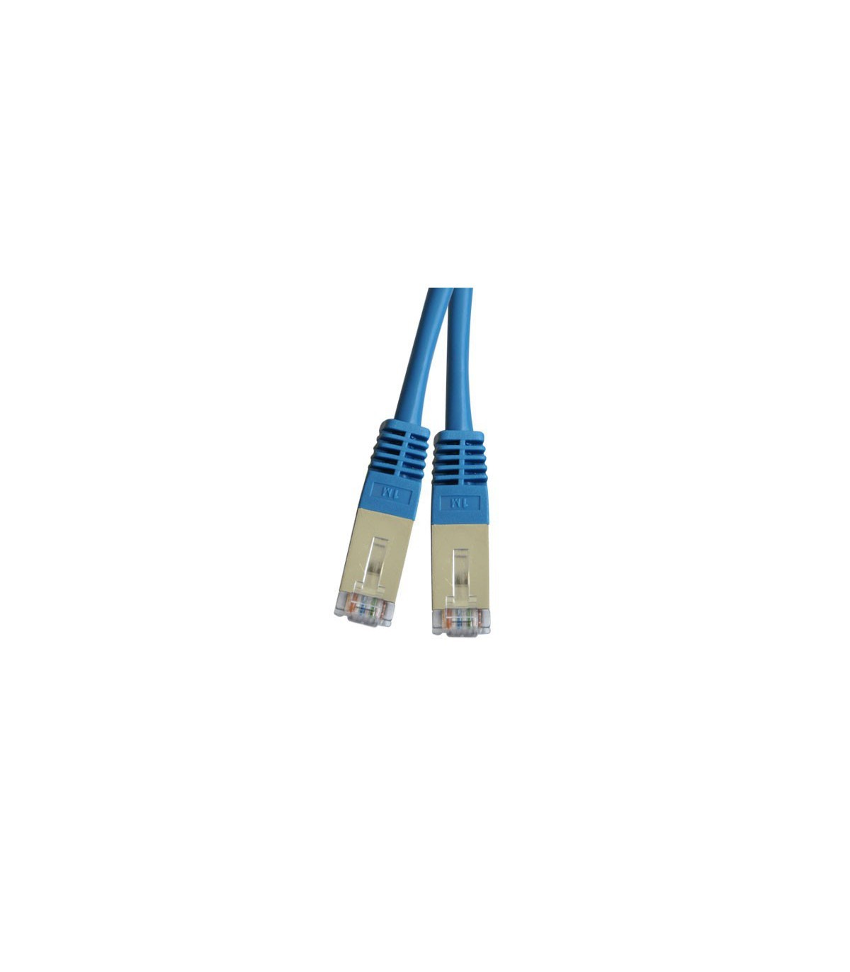 GENERIQUE Cordon Cat 6, 4P Moule 2.00 m F/UTP Bleu