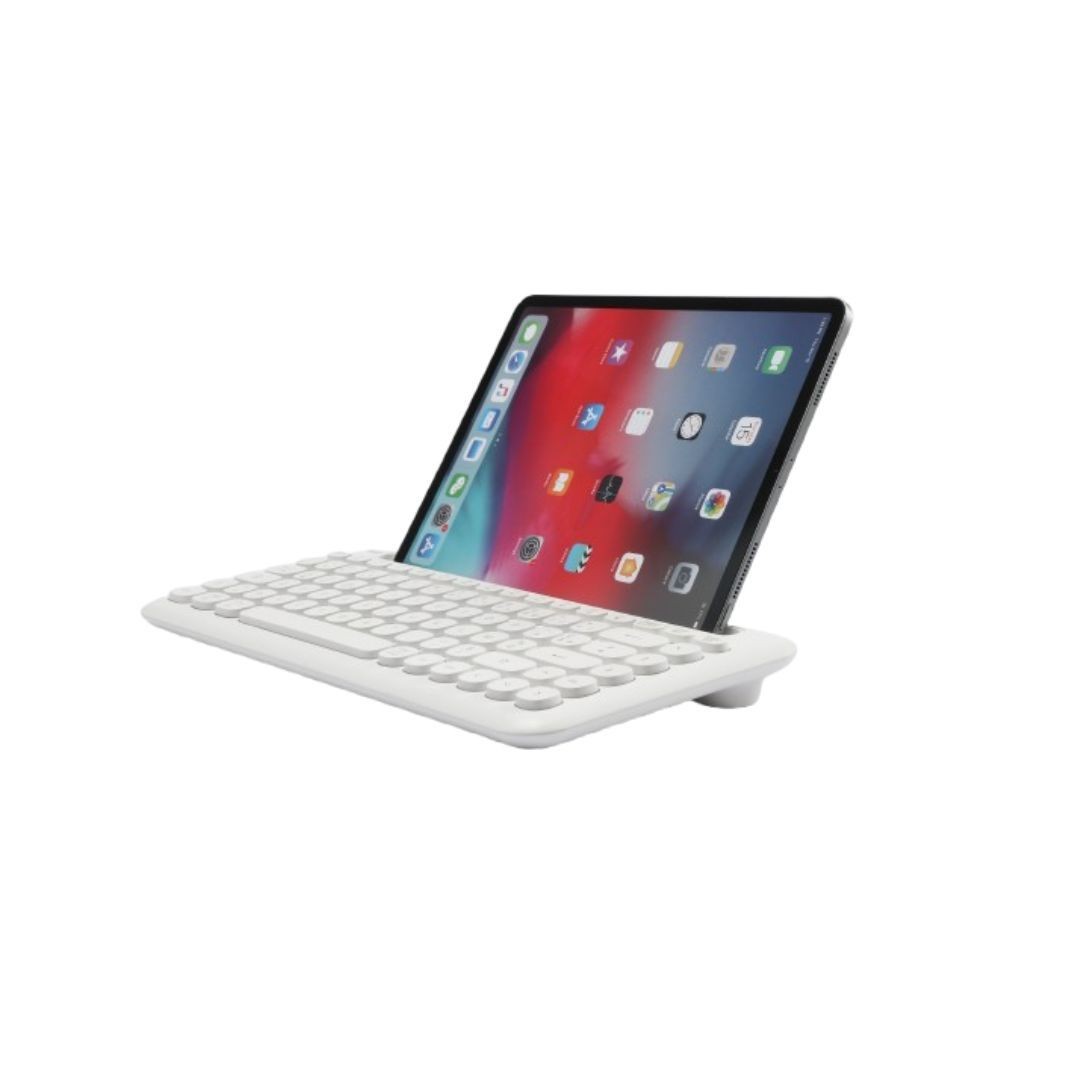 WE Clavier Bluetooth universel avec fonction support pour tablette/smartphone