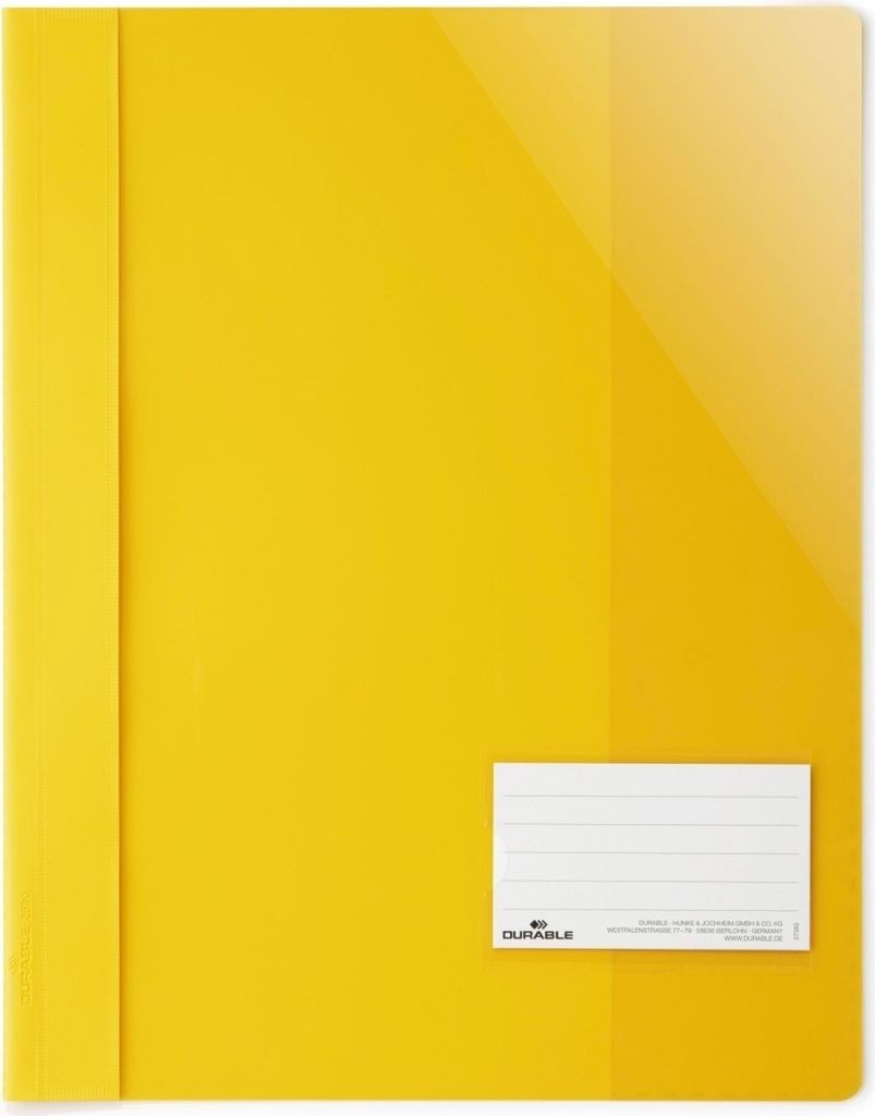 Durable DURABLE Schnellhefter überbreit gelb