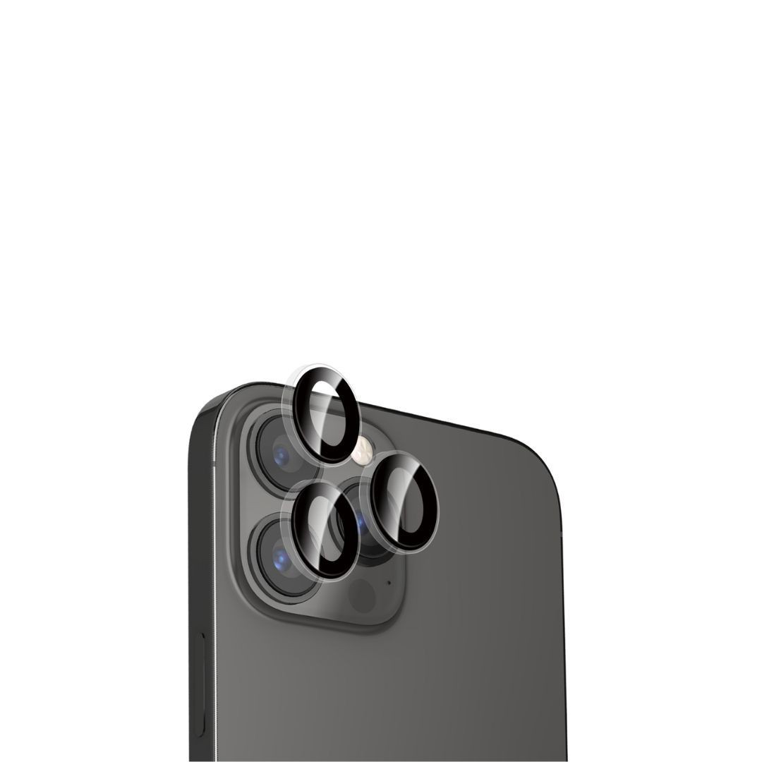WE Protection d'objectifs appareil photo iPhone 12 PRO MAX transparent/noir