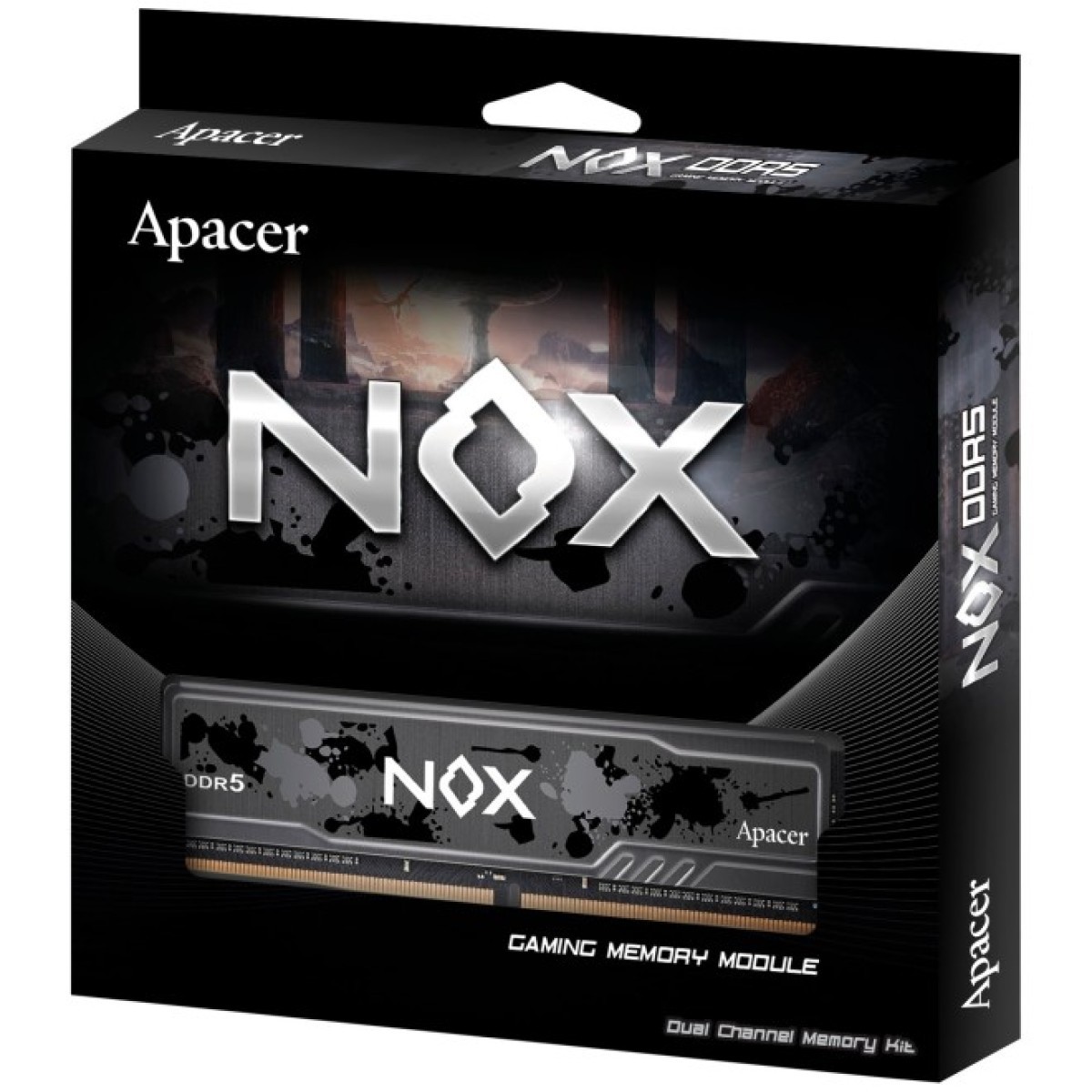 Apacer Barrette mÃ©moire 16Go DIMM DDR5  Nox 6000MHz (Noir)