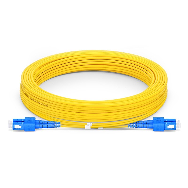ekivalan Jarretière zip 2,0mm OS2 G652D SC-UPC/LC-UPC LSZH jaune 10m